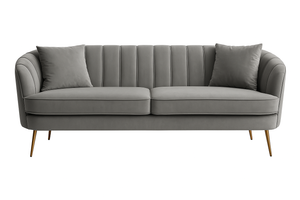 Roxy Curved Lounge – Custom Velvet Sofa | Custom