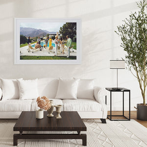 Desert House Party 2 by Slim Aarons | Framed Photographic Print, Fine Print Co, , ,