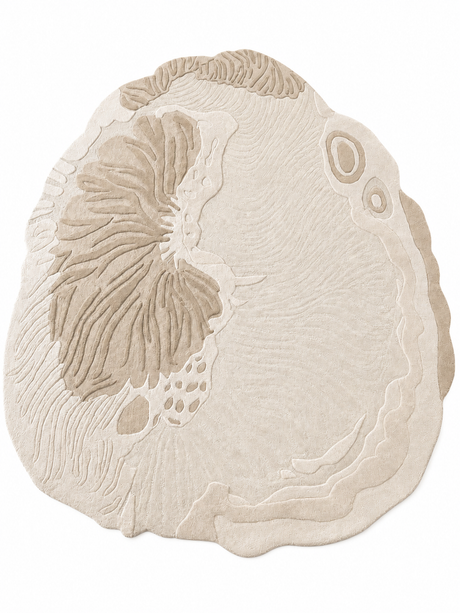 Botanical Terrain Sculptural Wool Rug