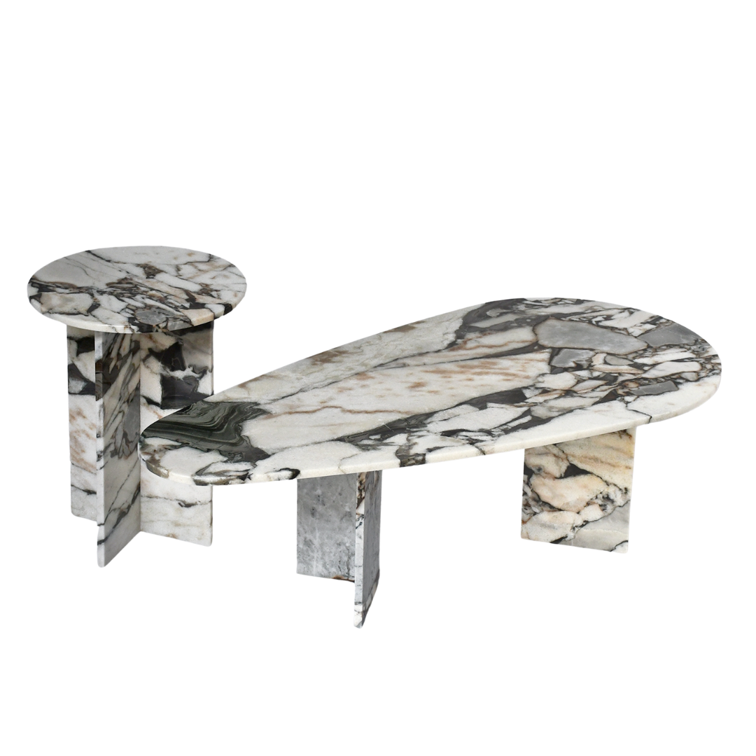 Elle Marble Side Table, Cocolea, , ,