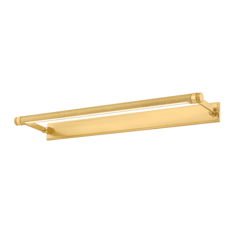 Duell Picture Light by Hudson Valley Lighting in Aged Brass