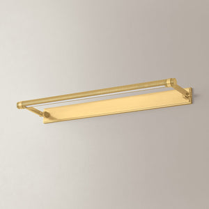 Duell Picture Light in Aged Brass – view 4