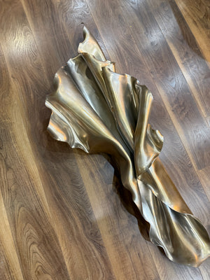 Bronze Flow – Contemporary Bronze Wall Sculpture | Art By Bec