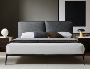 Verona Leather & Timber Bed, Cocolea, , ,