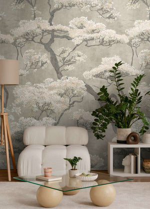 Chinoiserie Tree Wallpaper Panel, Cocolea Natty & Polly, Per panel (1.59 × 2.8 m), ,