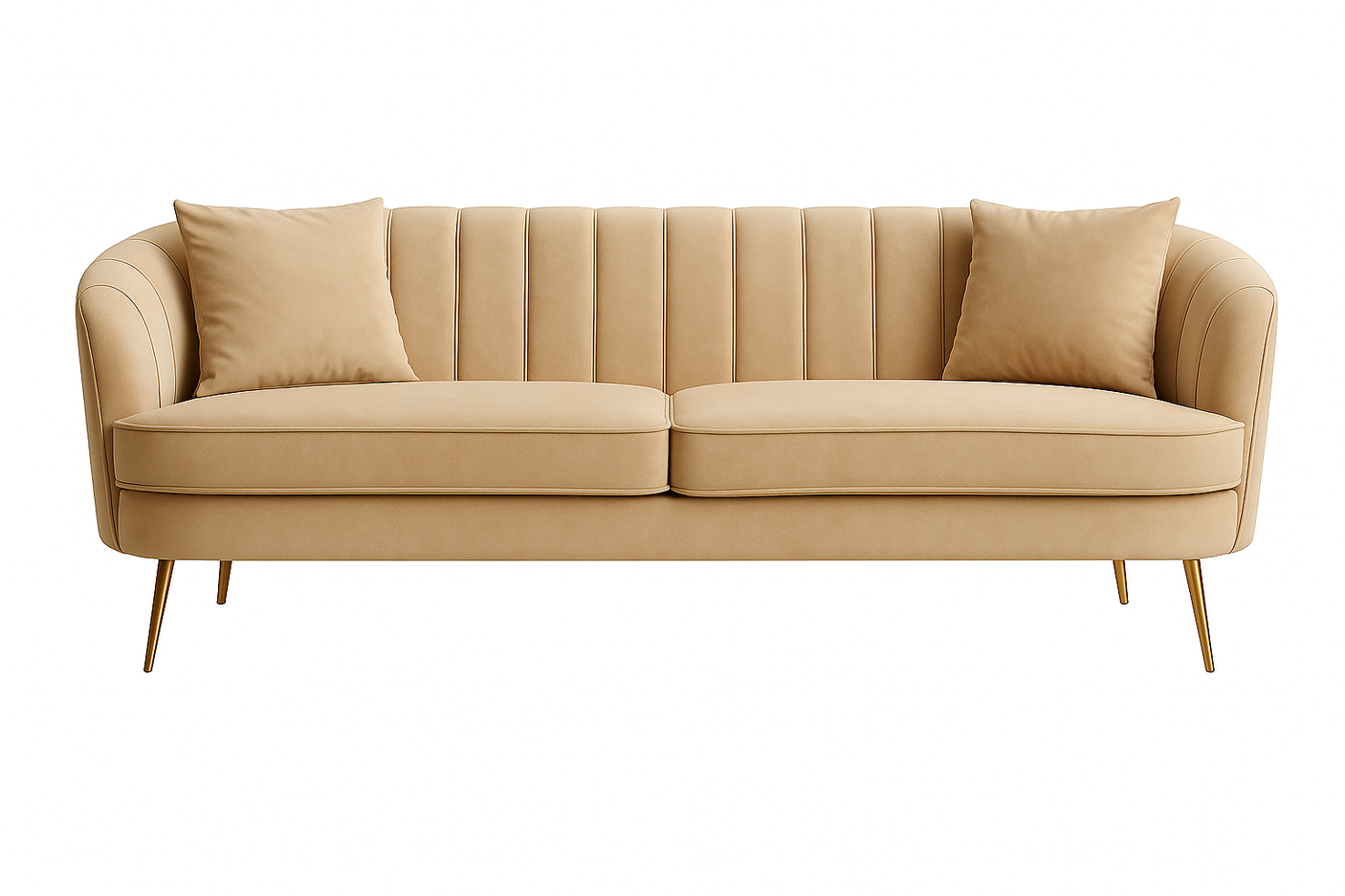 Roxy Curved Lounge – Custom Velvet Sofa | Custom