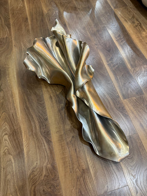 Bronze Flow – Contemporary Bronze Wall Sculpture | Art By Bec