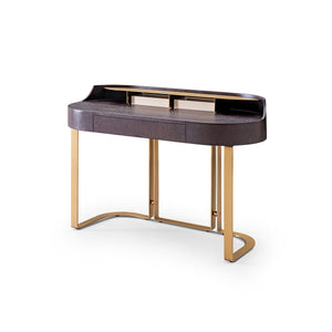 Eloria Minimalist Desk on Black Nickel Tripod Base, Maison Debrah, , ,