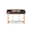Eloria Minimalist Desk on Black Nickel Tripod Base, Maison Debrah, , ,