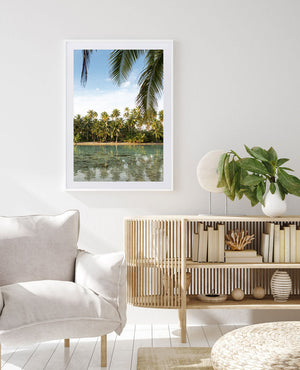 Polynesian Palms 02 by Brooke Darling | Framed Art Print, Fine Print Co, , ,