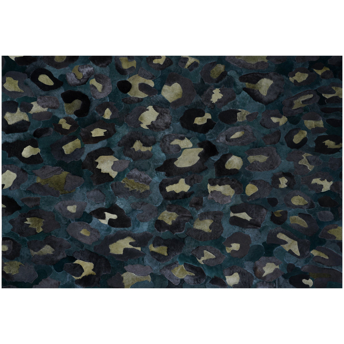 Amur Rug - Teal, Olive & Black | Greg Natale x Art Hide, Arthide, , ,