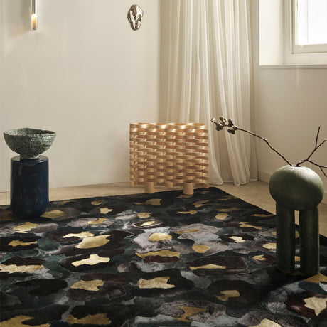 Amur Rug - Teal, Olive & Black | Greg Natale x Art Hide, Arthide, , ,