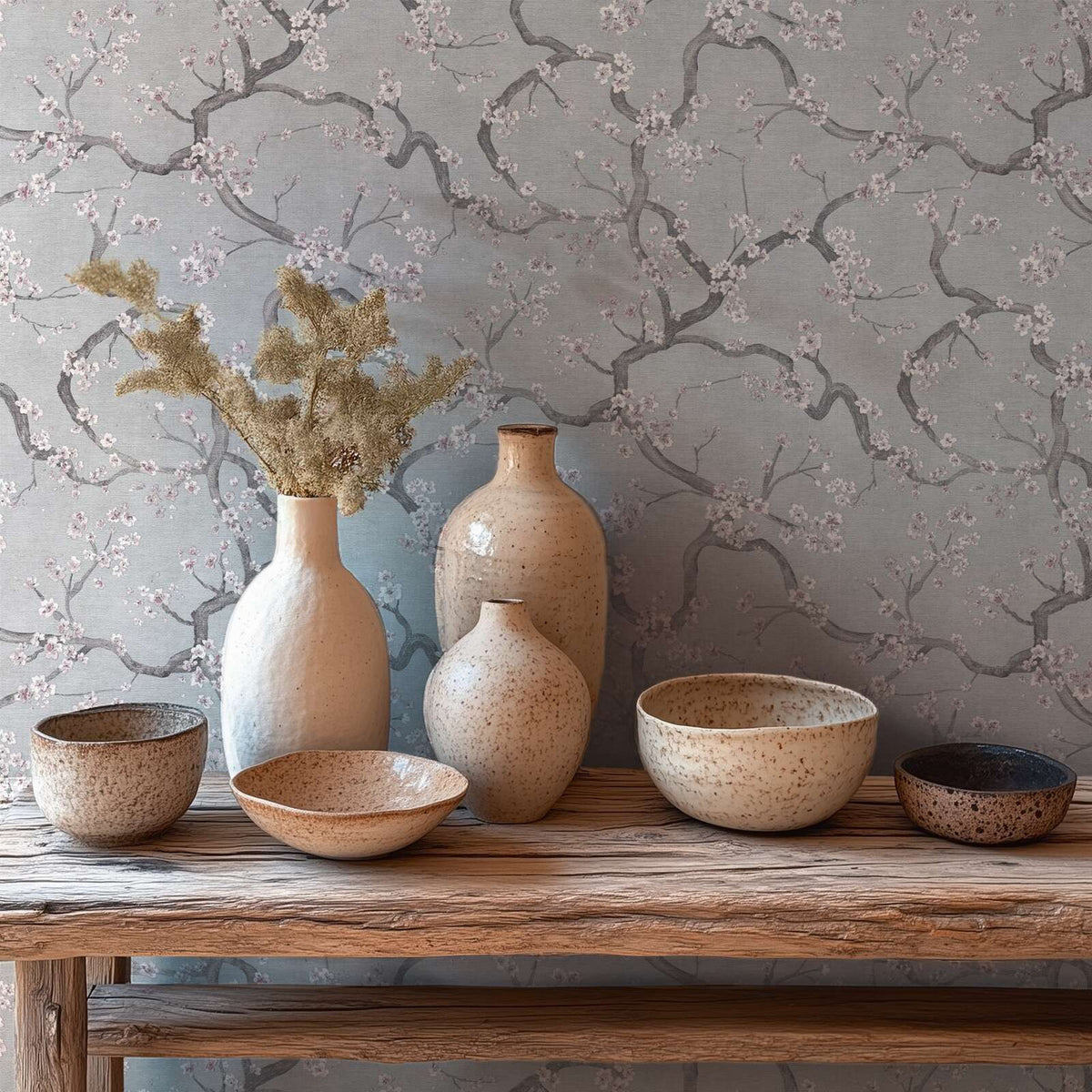 Trailing Cherry Tree Wallpaper, Cocolea Natty & Polly, , ,