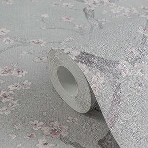 Trailing Cherry Tree Wallpaper, Cocolea Natty & Polly, , ,