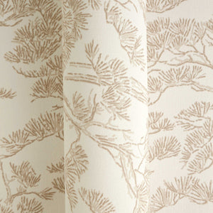 Rococo wallpaper in Taupe / White by Natty & Polly, styled in an interior