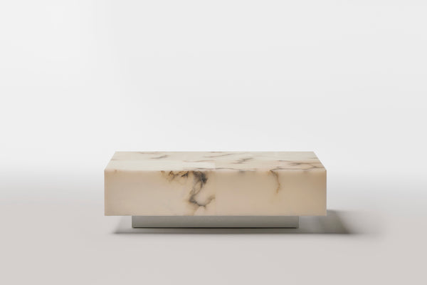 Yaiza Sculptural Natural Alabaster Coffee Table