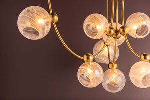 Astraia Chandelier in Vintage Brass – view 4