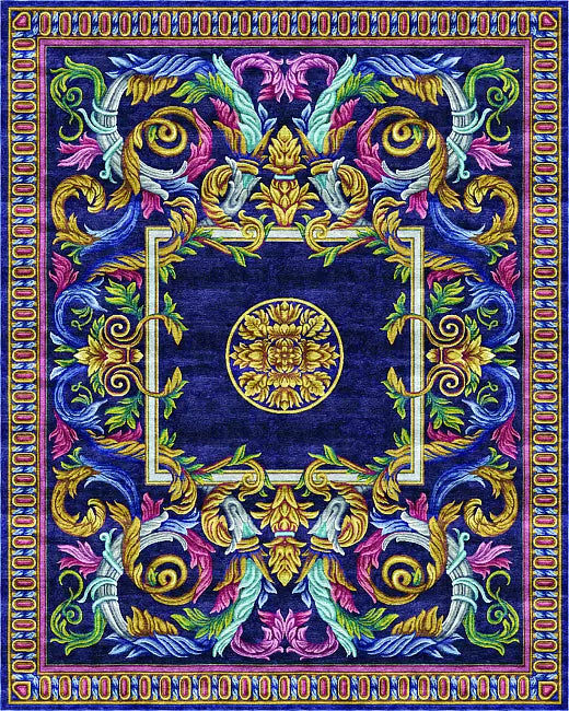 RUG AUBUSSON HERALDY HERITAGE