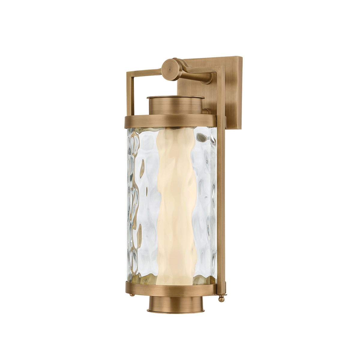 Haddock patina brass outdoor wall light by Troy Lighting