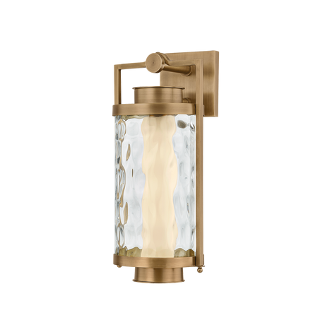Haddock Exterior Wall Sconce in Patina Brass, Troy Lighting, , ,