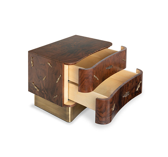 Baraka Bedside Table by BRABBU
