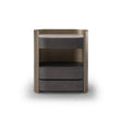 Mirel Counter-Height Desk with Travertine Top and Brass Body, Maison Debrah, , ,