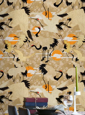 Birds of Happiness Wallpaper, Cocolea Natty & Polly, Per roll (52 cm × 9 m), ,