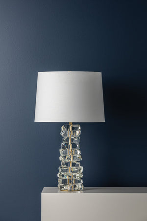 Bellarie Table Lamp in Aged Brass – view 4