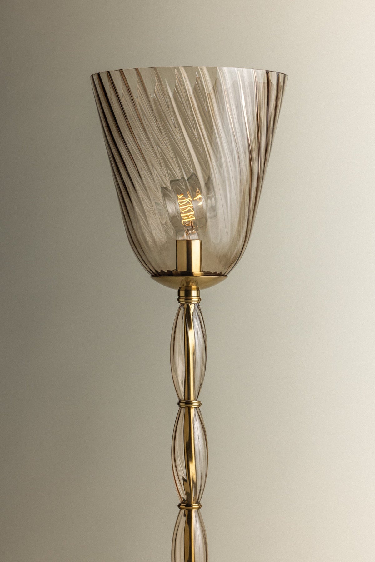 Bleecker Floor Lamp in Aged Brass – view 2