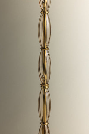 Bleecker Floor Lamp in Aged Brass – view 3