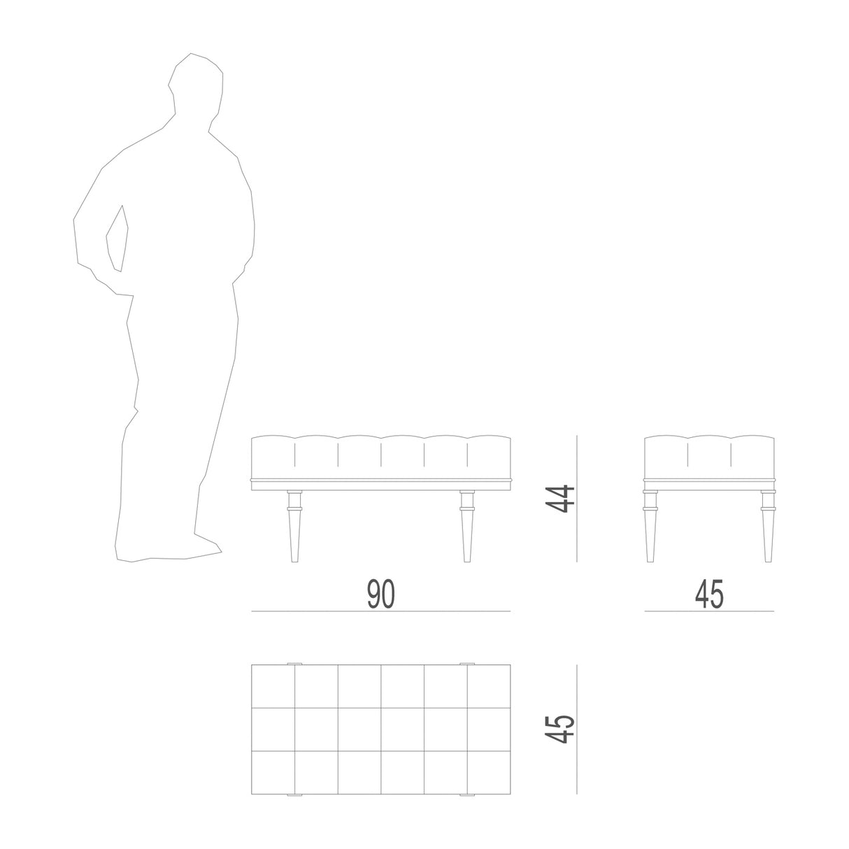 Brick Footstool, Cocolea, , ,