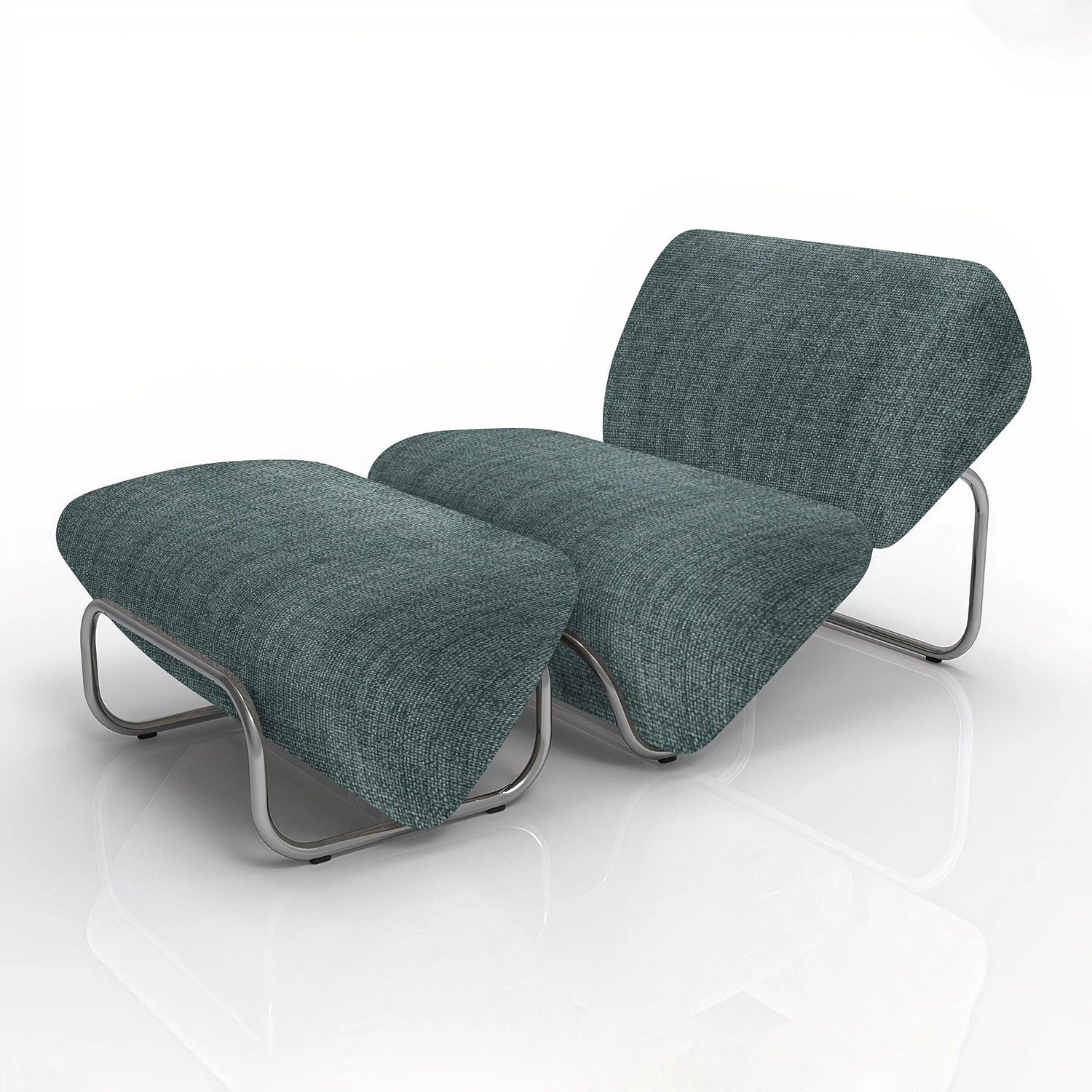 Trend Module Lounge with Bristol, Cocolea, Chrome, Teal,