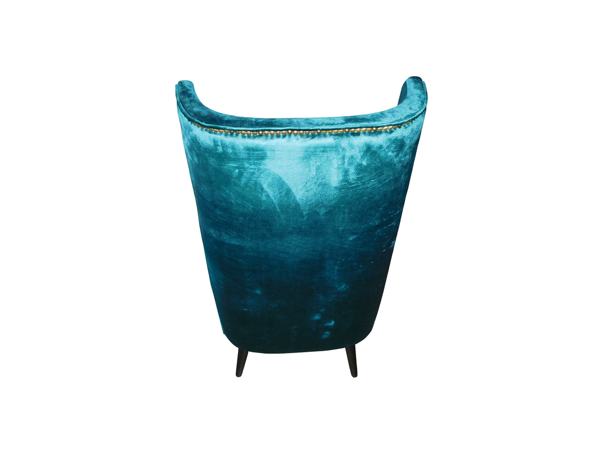 SIKA Armchair – Teal Commercial & Brushed Bras, Cocolea, , ,