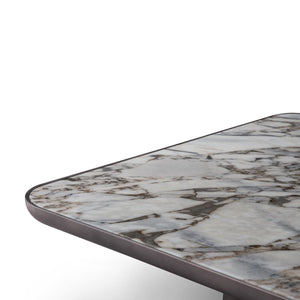 Redvale Low Coffee Table in Sapphire Marble or Wood Veneer, Dual Grey, Maison Debrah, , ,