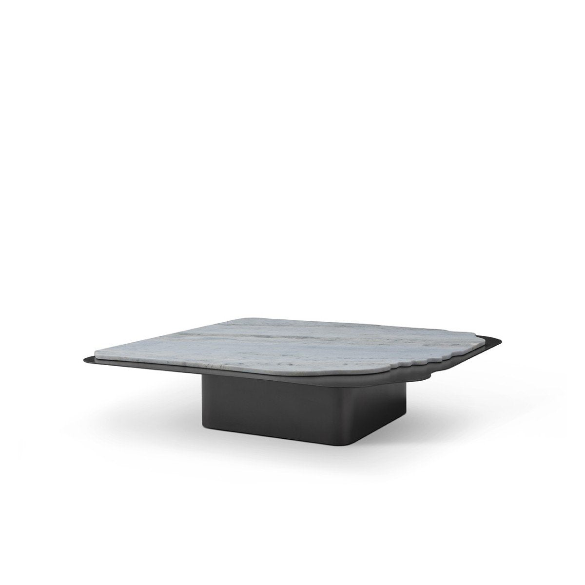 Sunvale Blue Marble Coffee Table, Square or Round, on Grey Base, Maison Debrah, , ,