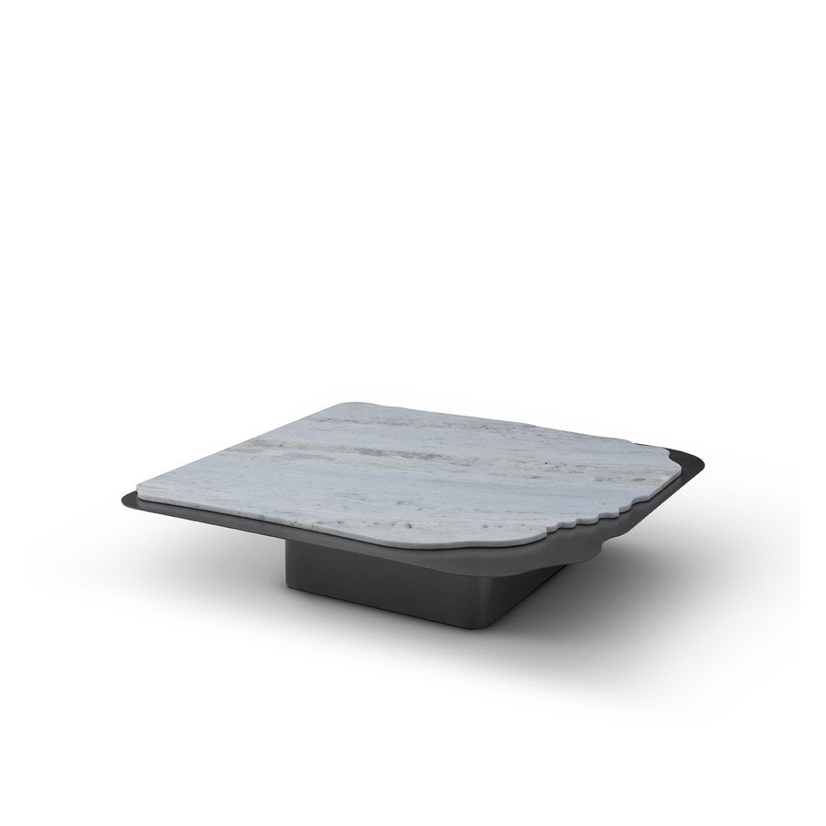 Sunvale Blue Marble Coffee Table, Square or Round, on Grey Base, Maison Debrah, , ,