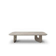 Heslor Travertine Coffee Table with Khaki Gloss Lacquer Legs, Maison Debrah, , ,