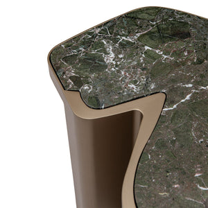 Verdenne Green Marble Nesting Coffee Tables with Brushed Brass Legs, Maison Debrah, , ,