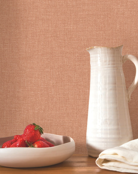 Caractère Wallpaper, Cocolea Natty & Polly, Terracotta, Per roll (53 cm × 10 m),