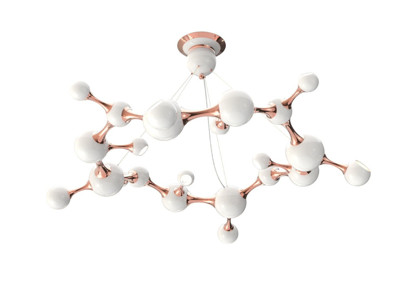 Atomic Round Suspension Lamp, Cocolea, , ,