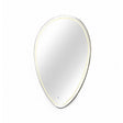 Tavos Backlit LED Wall Mirror in Silver Glass with Matte Backboard, Maison Debrah, , ,