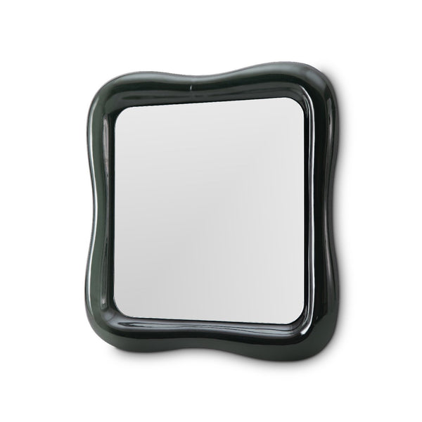 Fionelle Molten Dark Glass Mirror Panel with Black Backing, Maison Debrah, , ,