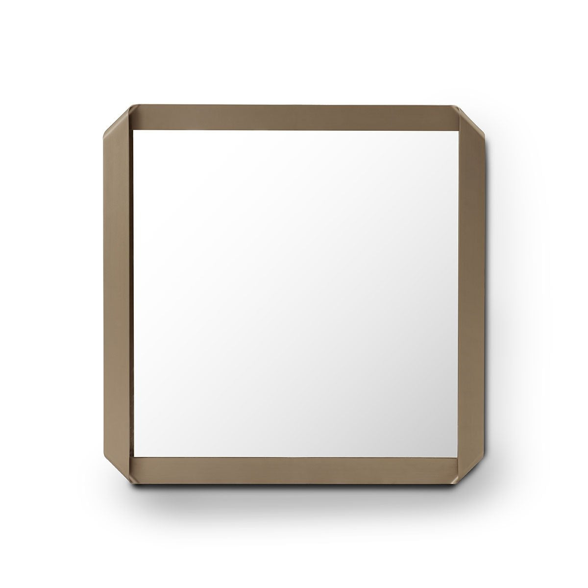 Miren Octagonal Mirror with Slim Brass Metallic Frame, Maison Debrah, , ,