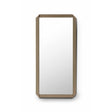Miren Octagonal Mirror with Slim Brass Metallic Frame, Maison Debrah, , ,