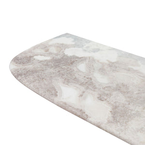 Ulvon Dover White Marble Console Table on Faceted Brass Pedestal, Maison Debrah, , ,