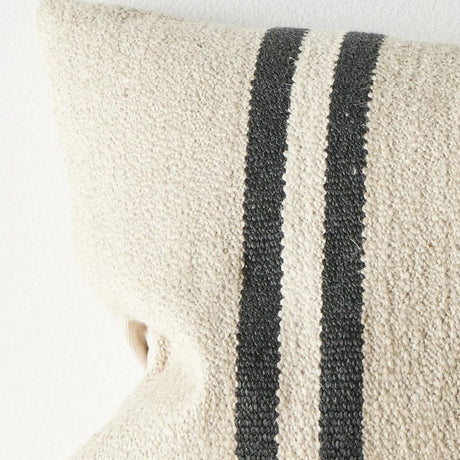 Mila Lumbar Cushion – 40 x 60cm – Oyster by Satara – view 2