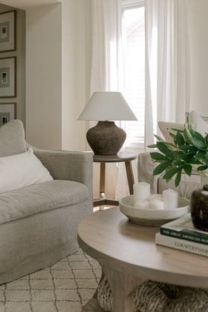 Calabria Table Lamp in Textural Glaze – view 3