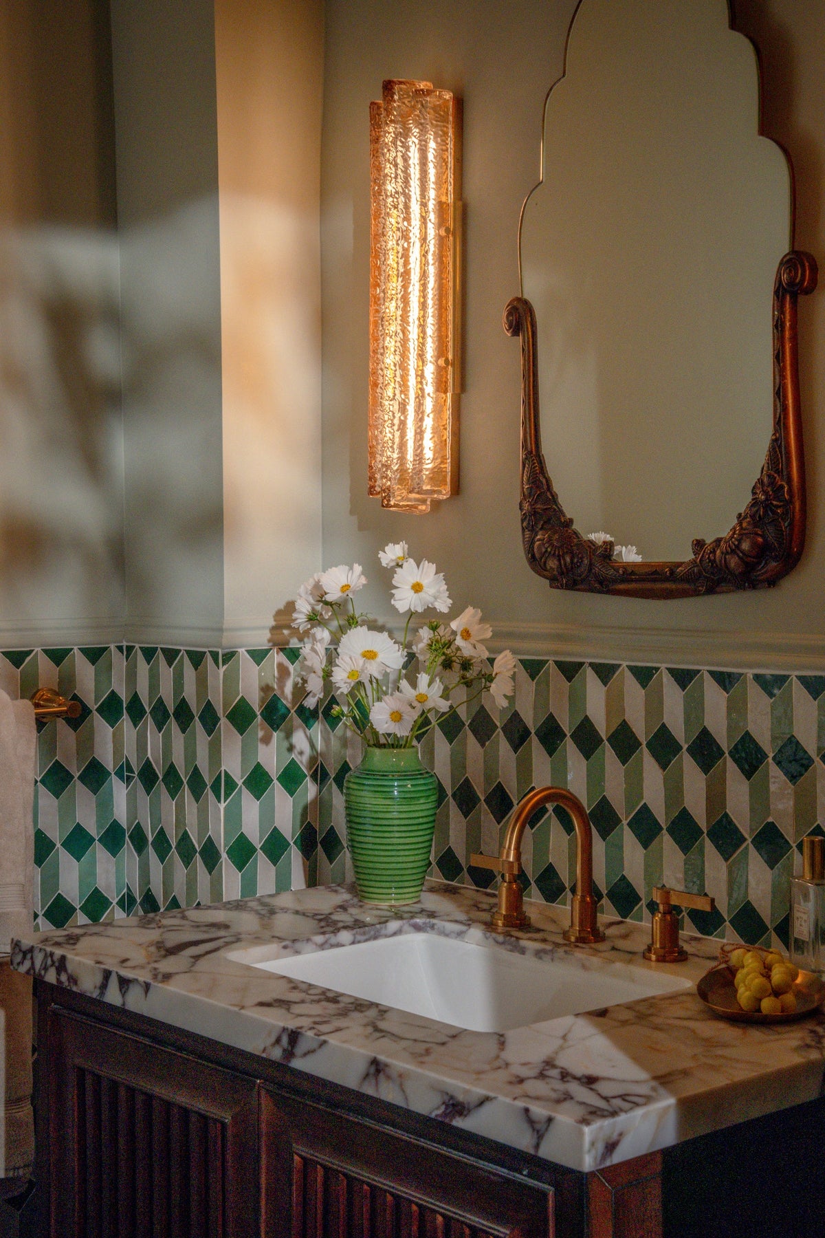 Carnelian Wall Sconce in Vintage Brass, Corbett Lighting, , ,