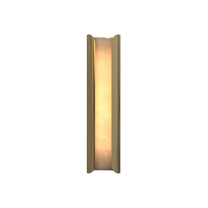 Maison Debrah Veyra wall light with a softly veined alabaster shade