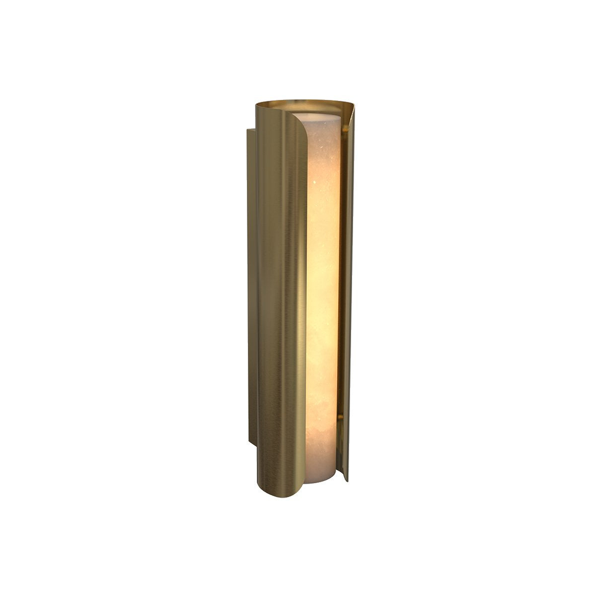 Maison Debrah Veyra wall light with a softly veined alabaster shade — view 2